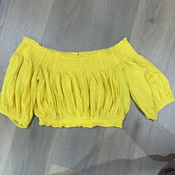 Yellow free people shirt - Picture 2 of 4